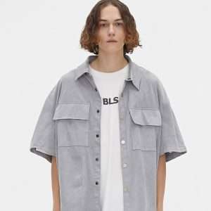 Contemporary Oversized Button-Up Shirt