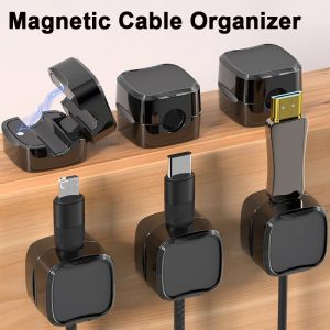 Adjustable Magnetic Cable Clip Organizer