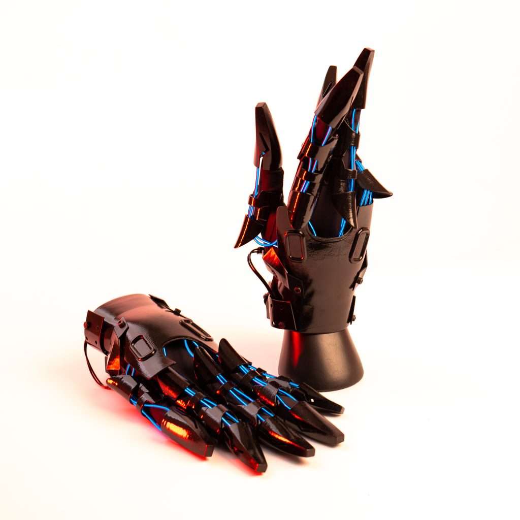 Men's And Women's Mechanical Luminous Knight Gloves - Image 2