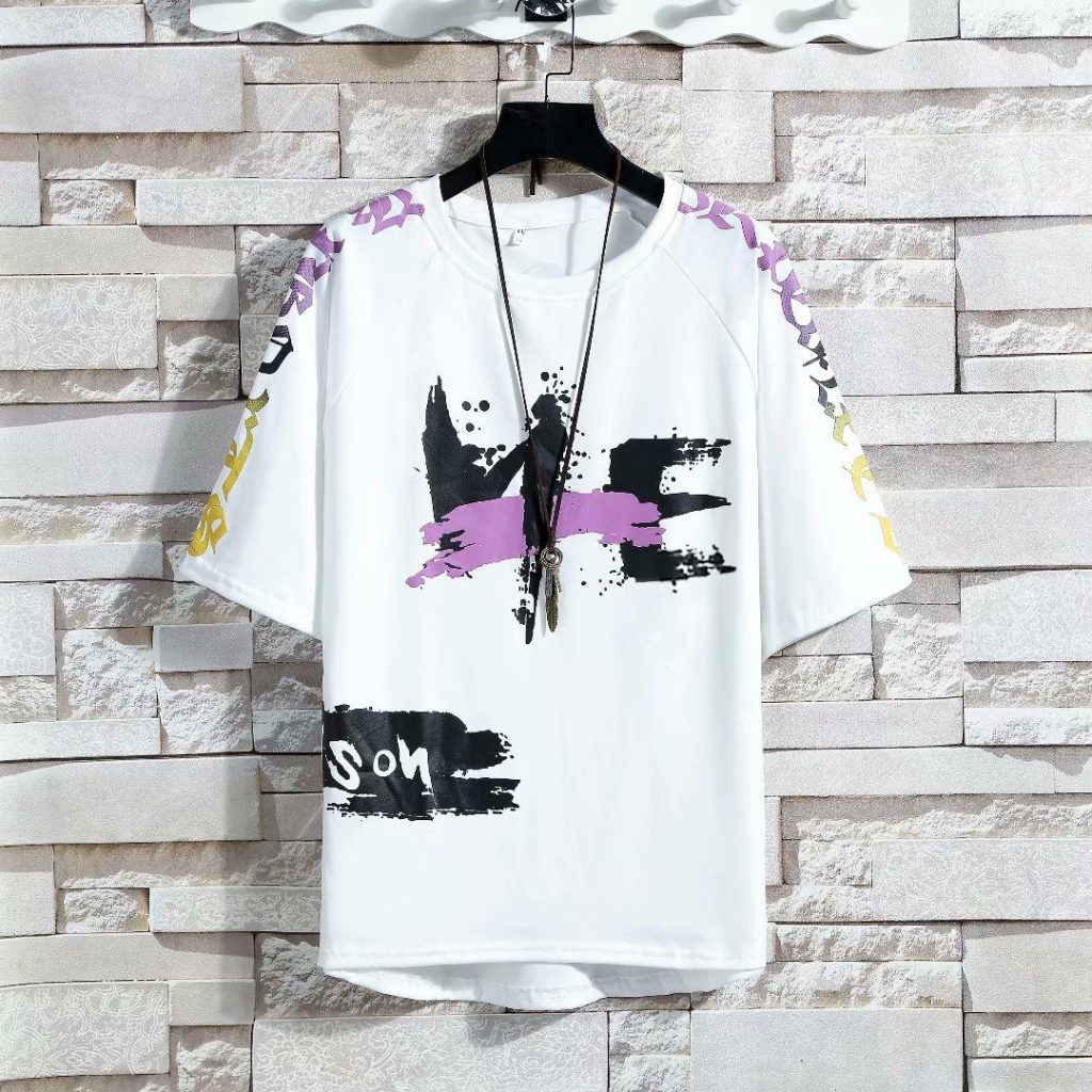 Lace-Up Sleeve Gothic Streetwear Tee - Image 10