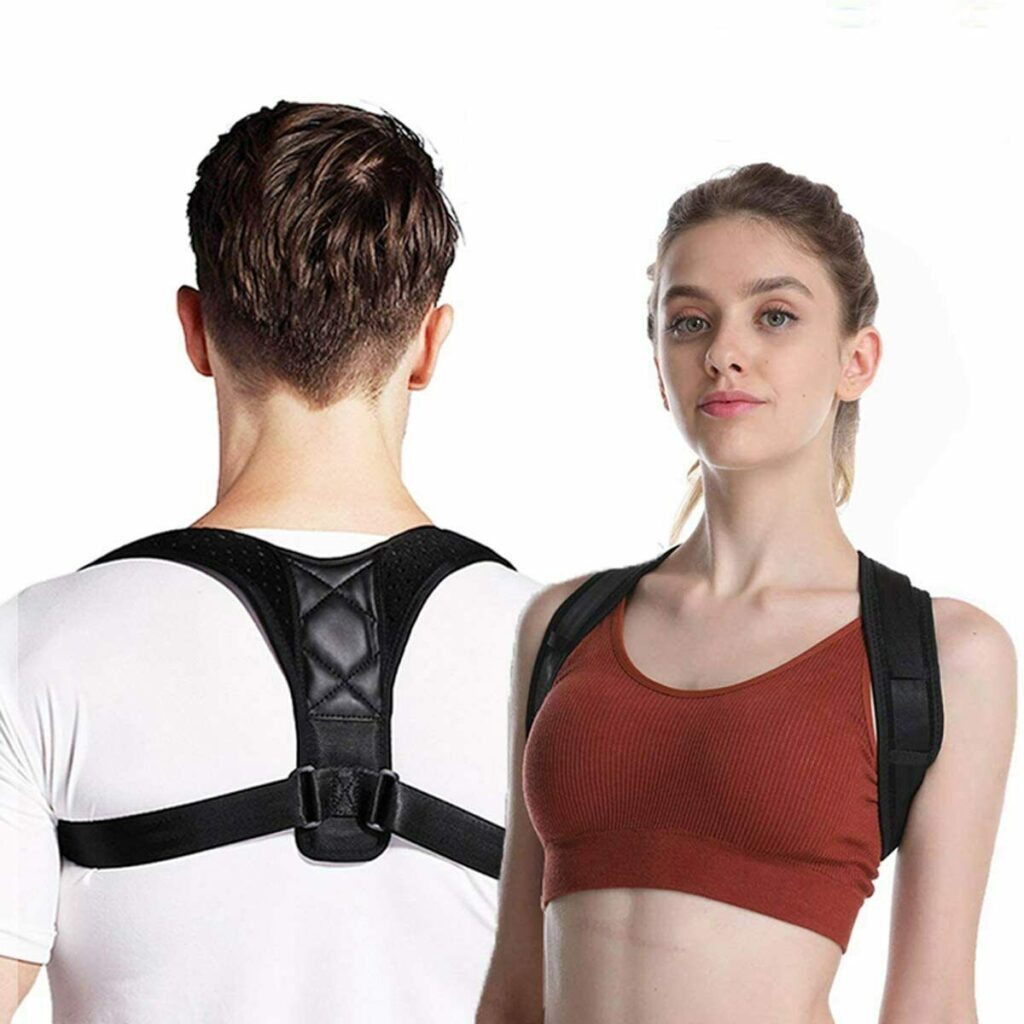 Posture Corrector Men Women Upper Back Pain Brace Clavicle Support Straightener - Image 6