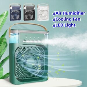 3-in-1 Humidifier Fan with LED Light