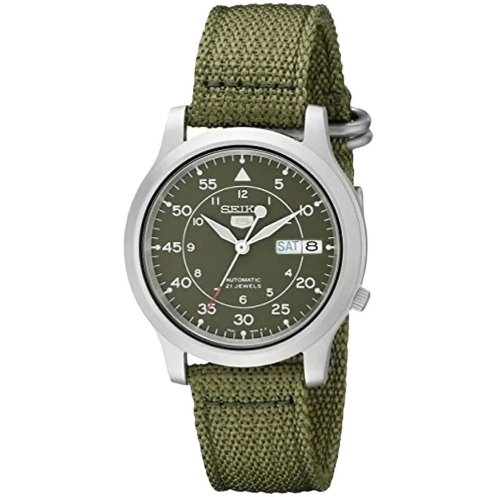 Men's Alloy Nylon Strap Three-pin Quartz Watch - Image 5