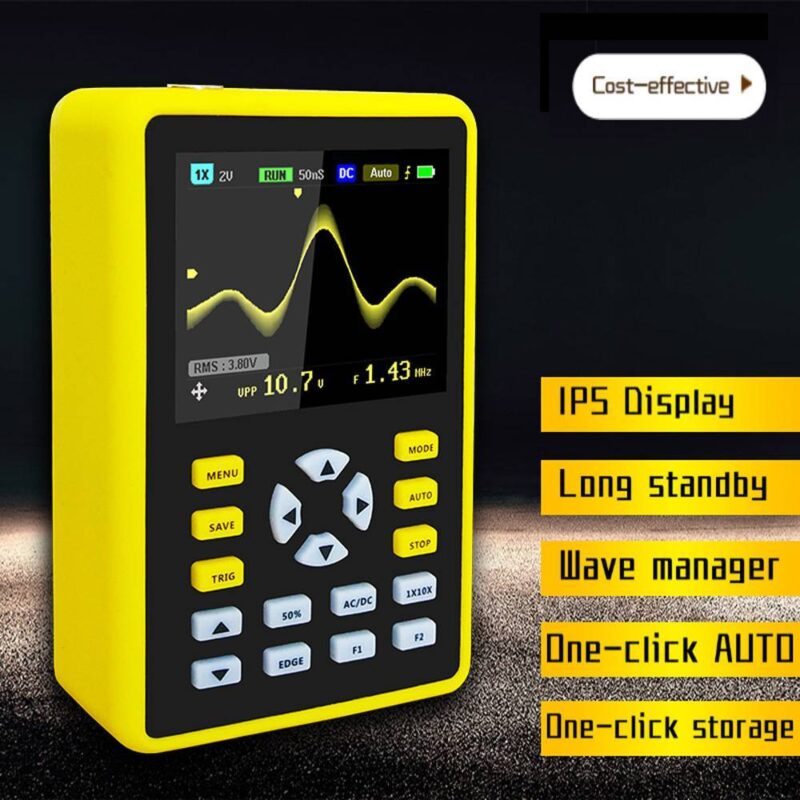 Waveform Storage 5012H IPS Screen Digital Oscilloscope - Image 3