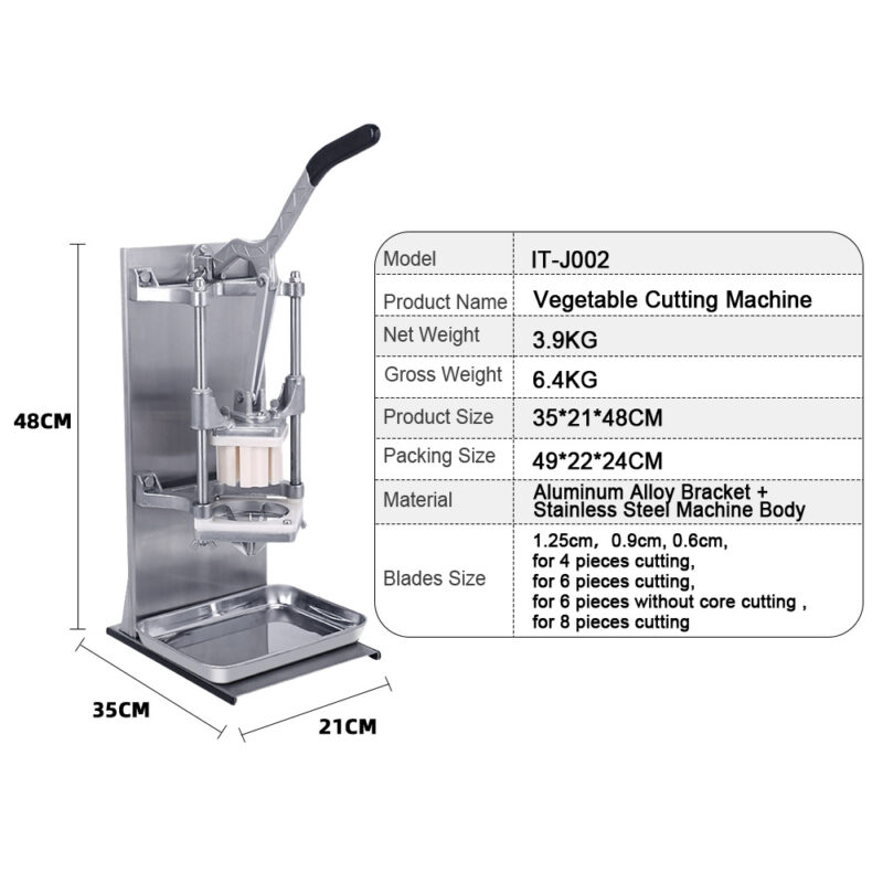 Stainless Steel Manual Fruit Cutting Machine - Image 7