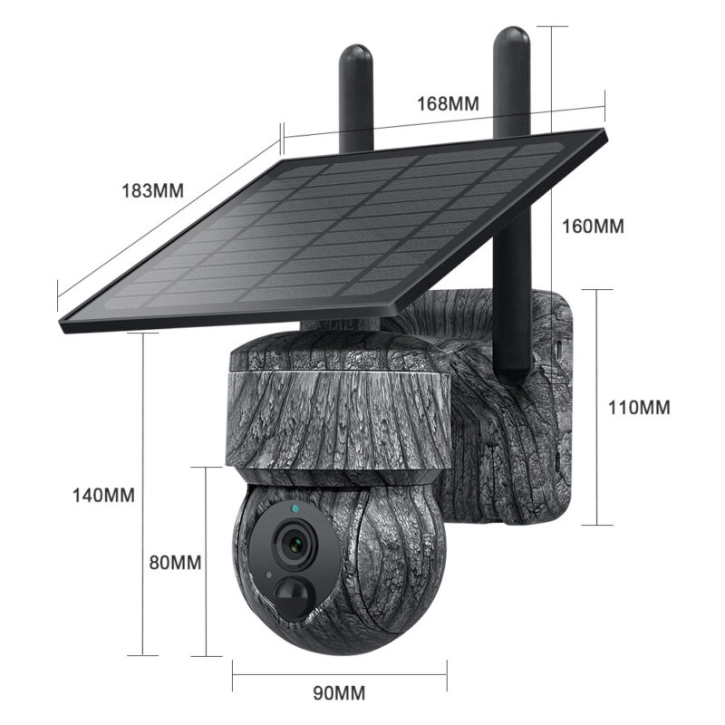 Solar Surveillance Plastic Camera Low Power Consumption HD - Image 10