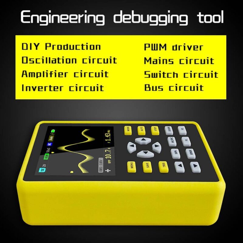 Waveform Storage 5012H IPS Screen Digital Oscilloscope - Image 2