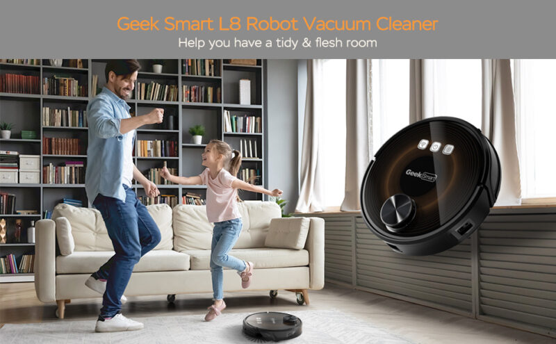 Geek Smart L8 Robot Vacuum Cleaner And Mop - Image 2