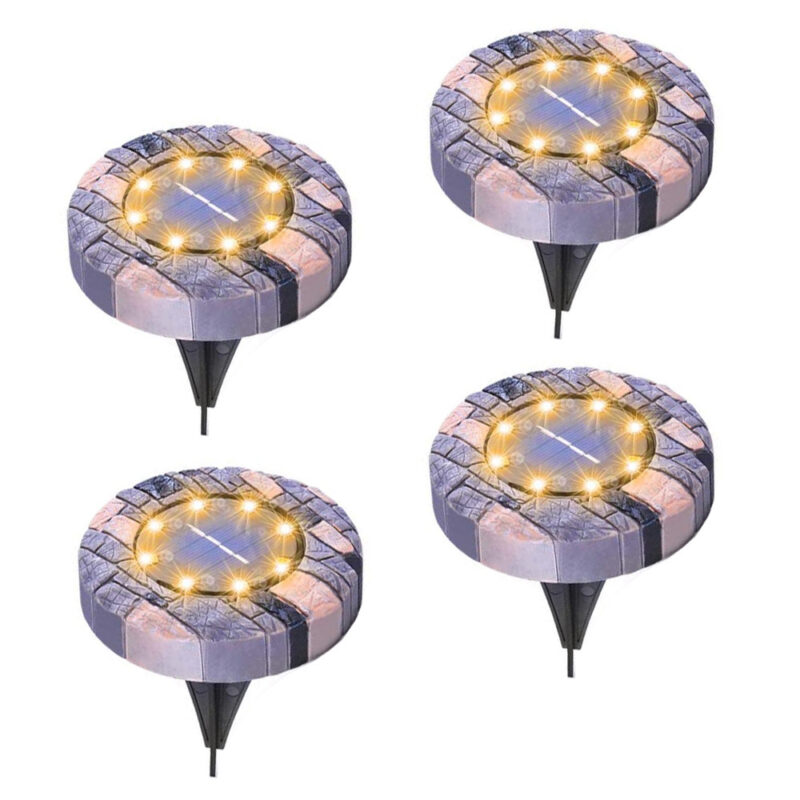 8led Stone Solar Underground Light - Image 2