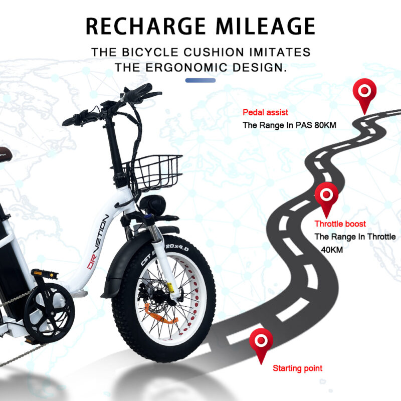 750W Folding Electric Bike - Image 3