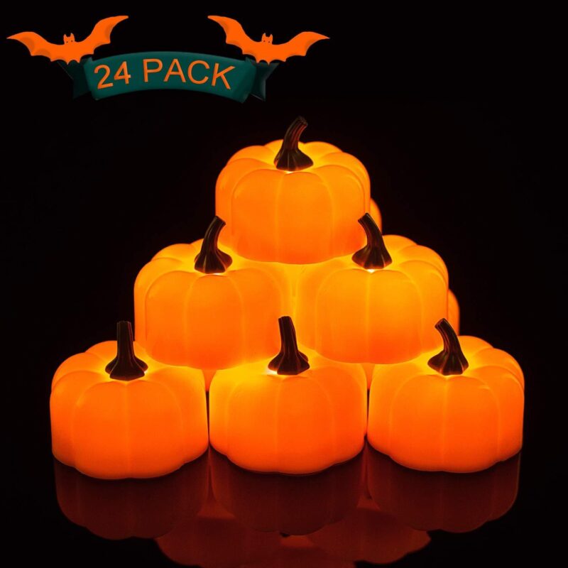 LED Pumpkin Light Christmas Day Decoration LED Electronic Luminous Candle Light - Image 2