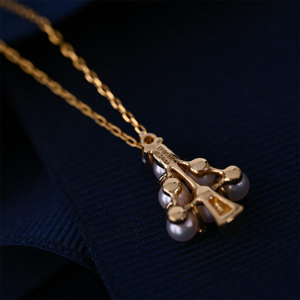 Sea Pearl Necklace Inlaid With Diamonds - Image 4