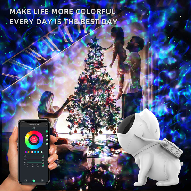 Space Dog Star Light Bluetooth Version - White Beauty Gauge - Image 4