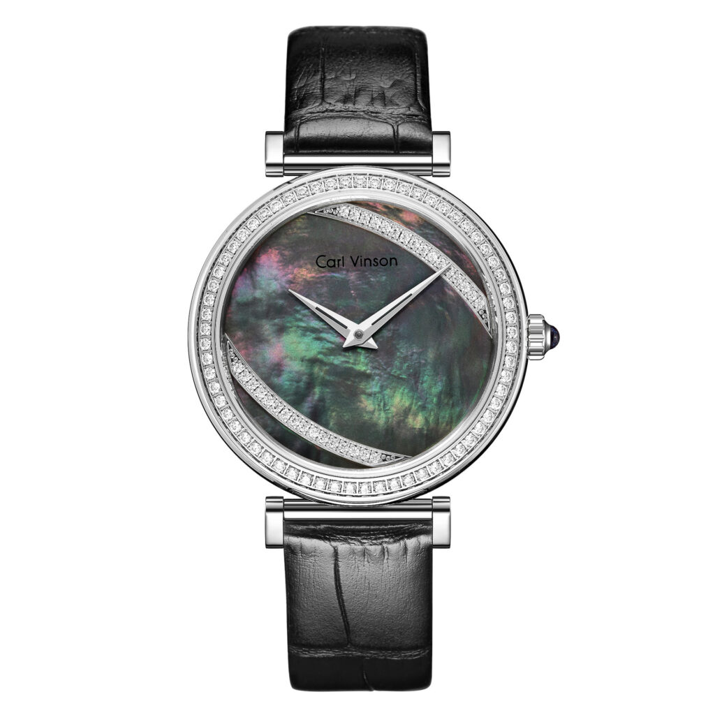 Women's Feather Dial Waterproof Belt Watch - Image 8