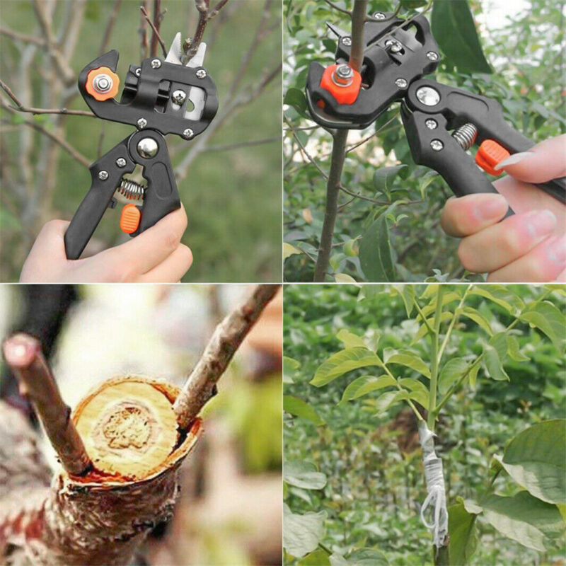 Garden Grafting Pruner Set Farming Fruit Tree Pruning Shears Scissor Vaccination Plant Tree Cutting Machine Tape Dropshipping - Image 8