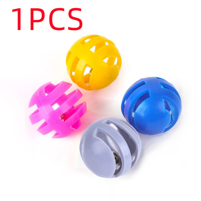 Pet Cat Toy Color Plastic Bell Ball - Image 6