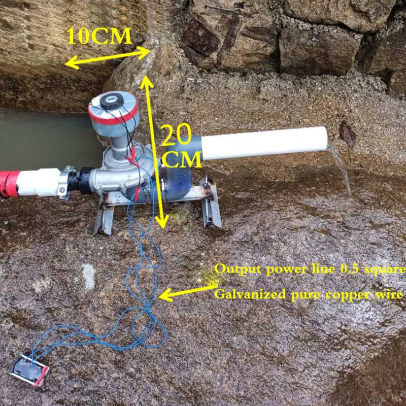 Micro Hydroelectric Generator 500 Watts 50hz 220 Volts High Power With Monitoring TV Lighting Computer Outdoor - Image 3