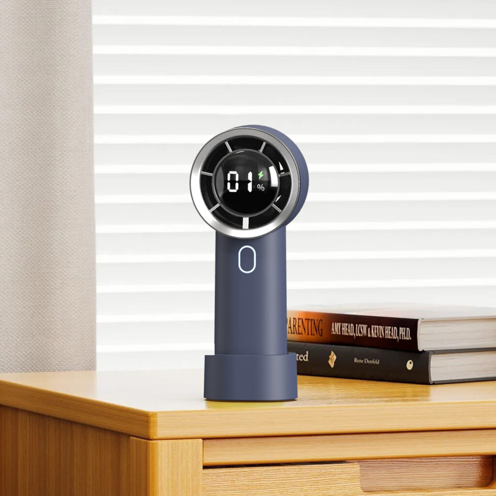 High-Speed Rechargeable Handheld Fan - Image 3