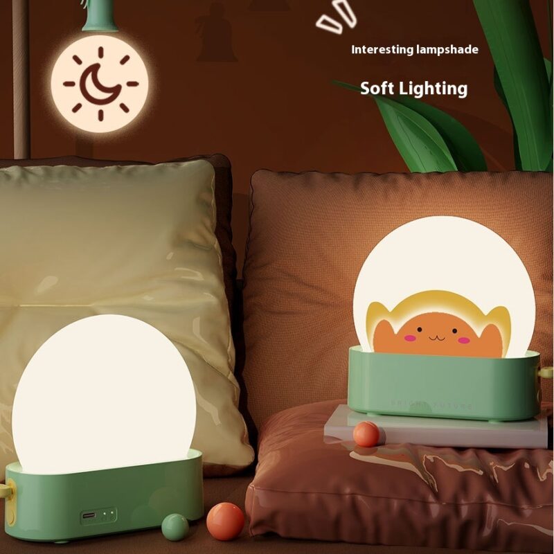 Bread Maker Small Night Children Bedside Lighting Timing Table Lamp - Image 2