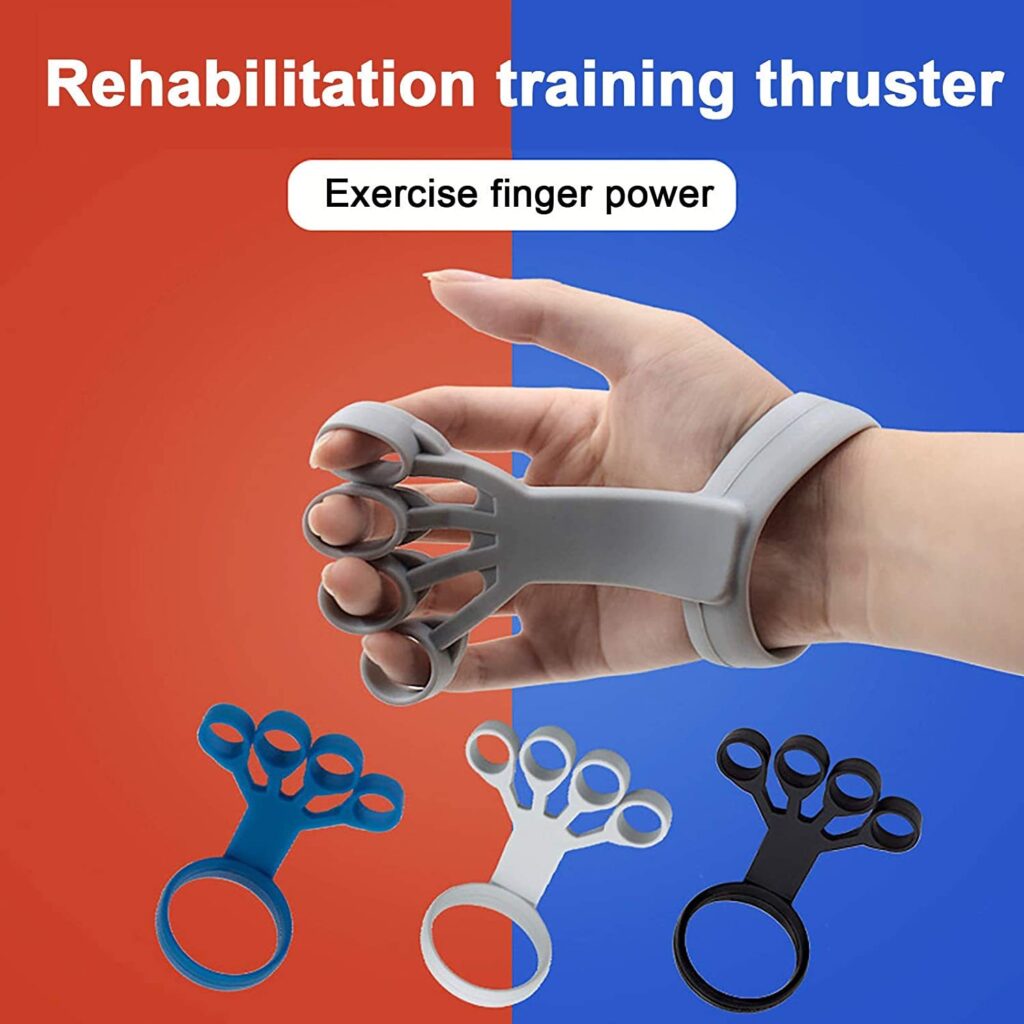 Silicone Grip Device Finger Exercise Stretcher Arthritis Hand Grip Trainer Strengthen Rehabilitation Training To Relieve Pain - Image 2