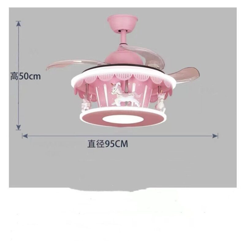 Children's Bedroom Light Rotating Girl's Room Overhead Light - Image 5