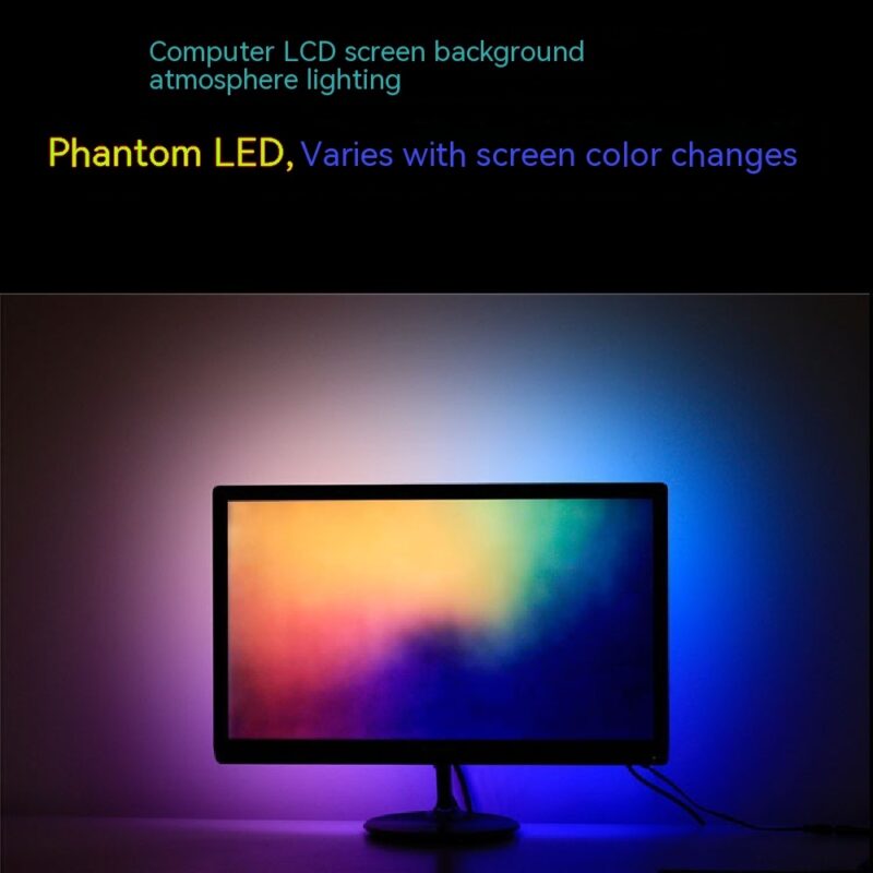 Colorful Android TV With Screen Ambience Light Ambibox Monitor Background Computer With Screen Synchronous Light - Image 2