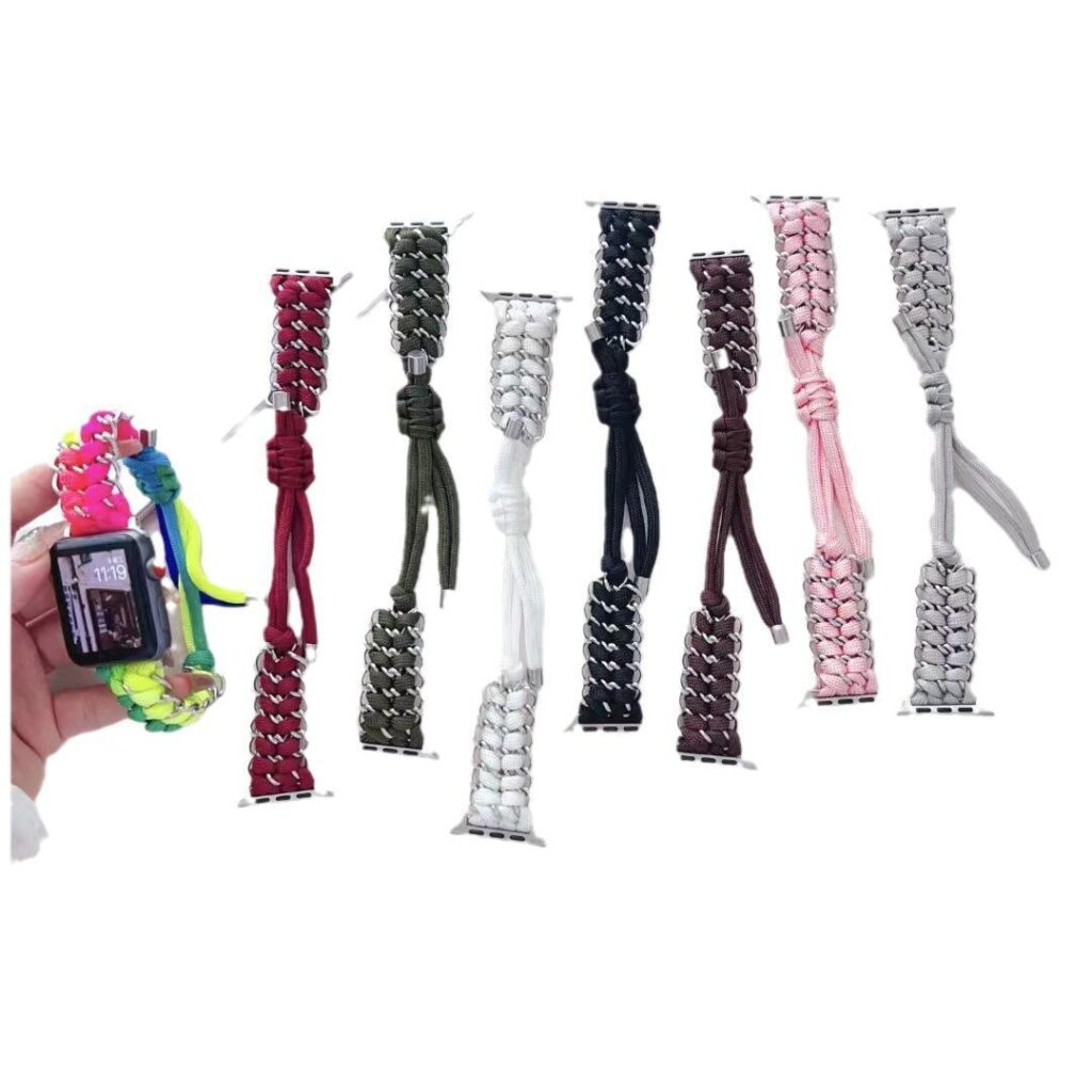 Nylon Watchband Metal Chain Creative Weaving - Image 6