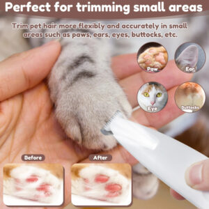 LED Waterproof Dog Paw Trimmer