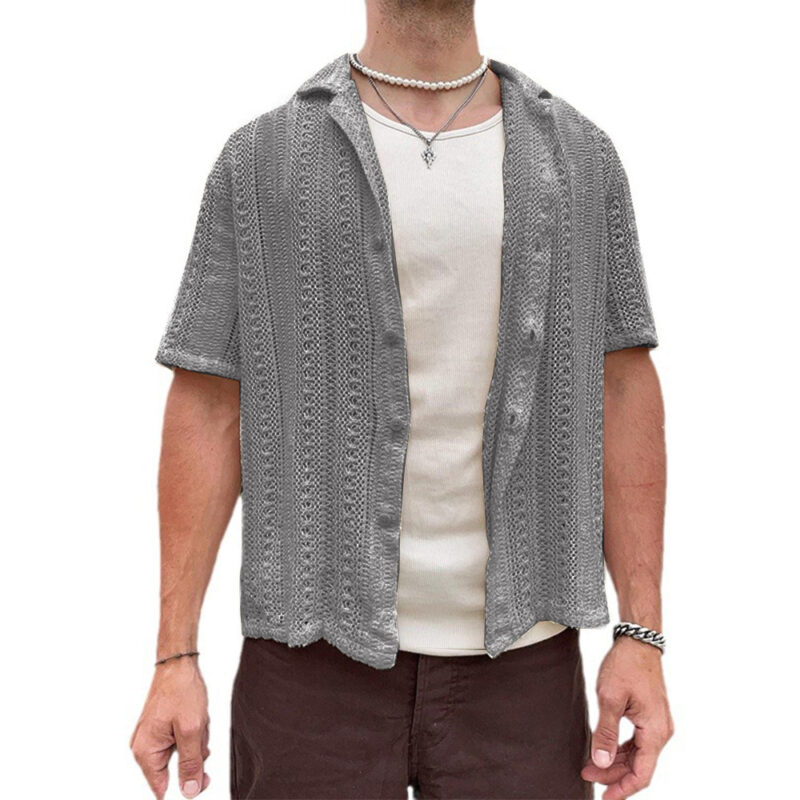 Summer Cool Hollow Knit Cardigan - Image 10