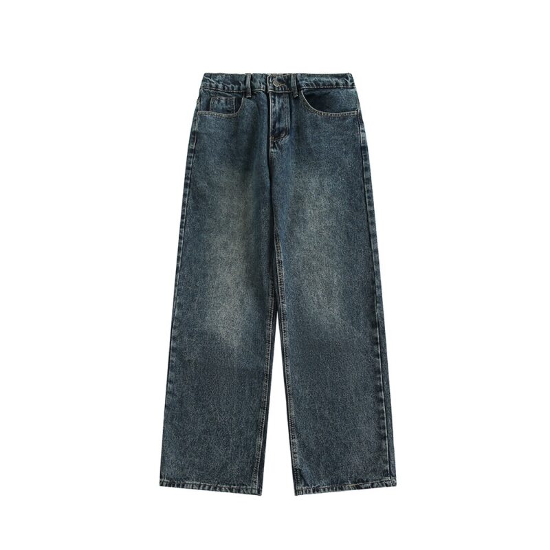 Vintage American Washed Straight Jeans - Image 6