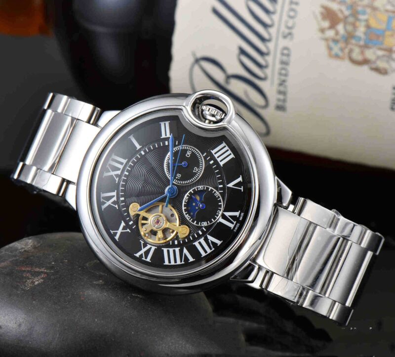 Full-automatic Mechanical Large Flywheel Men's Watch - Image 3