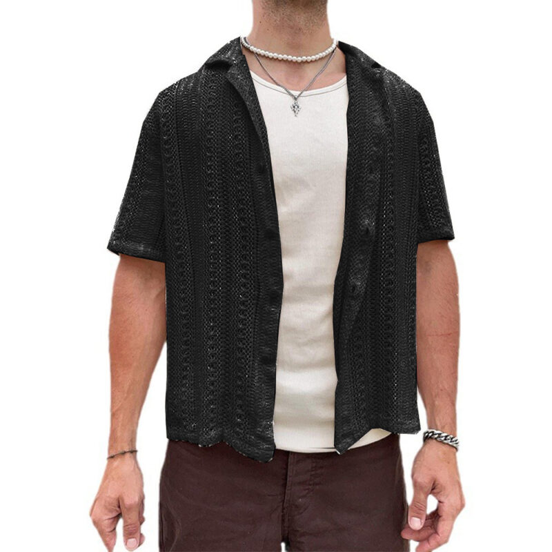 Summer Cool Hollow Knit Cardigan - Image 7