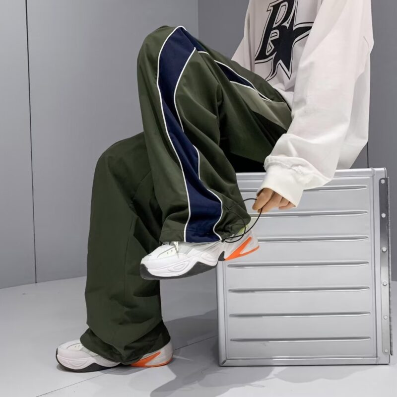 Men's Side-Striped School Uniform Pants