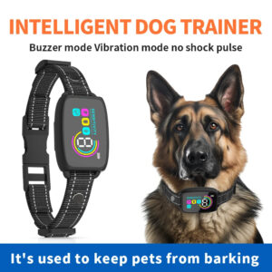 Smart Anti-Barking Dog Collar with HD Display