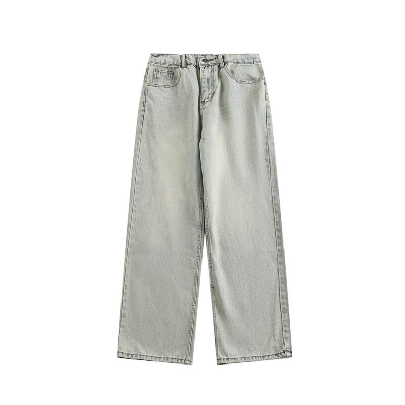 Vintage American Washed Straight Jeans - Image 8