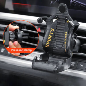 360° Rotatable Racing Seat Car Phone Holder