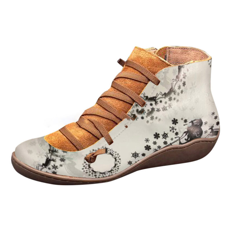 Women's flat short boots - Image 6