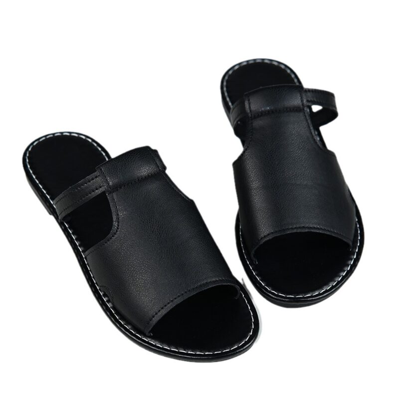 Plus Size Women's PU Flat Sandals - Image 6