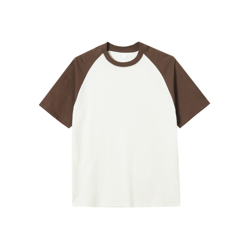 Cotton Raglan Contrast T-Shirt - Image 4