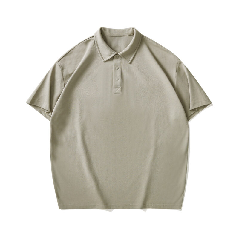 Premium Pearl Cotton Solid Polo Shirt - Image 9