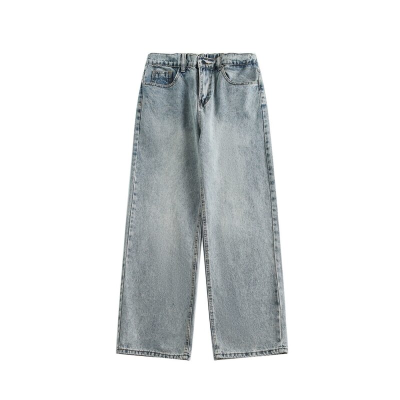 Vintage American Washed Straight Jeans - Image 9