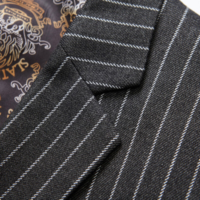 Slim-fit striped suit - Image 2