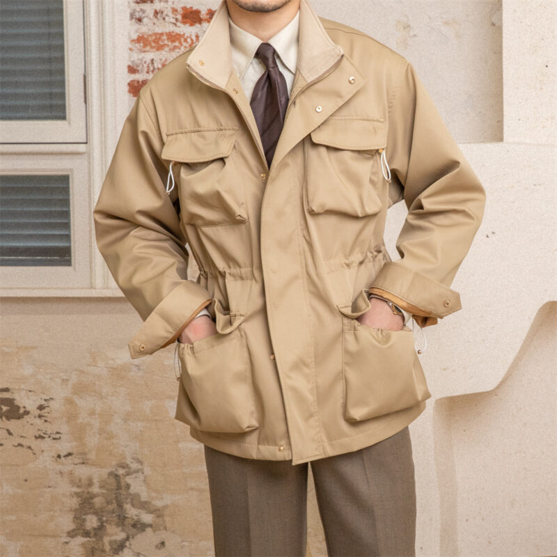 Loose Retro Men's Casual Trench Coat - Image 6