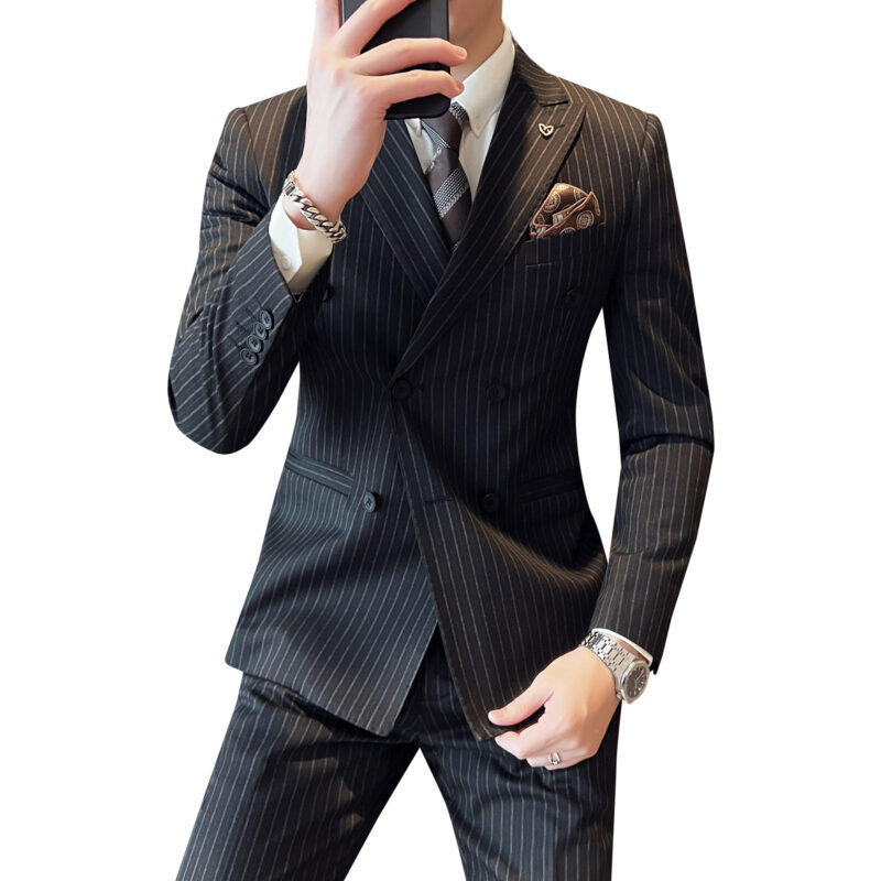 Men's Fashion Personality Three-piece Suit - Image 3