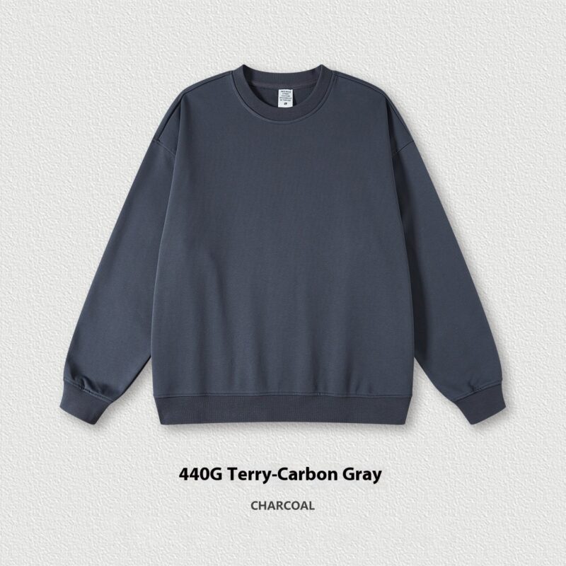 Terry Bottom Sweater Men's Pullover Hoodie - Image 6