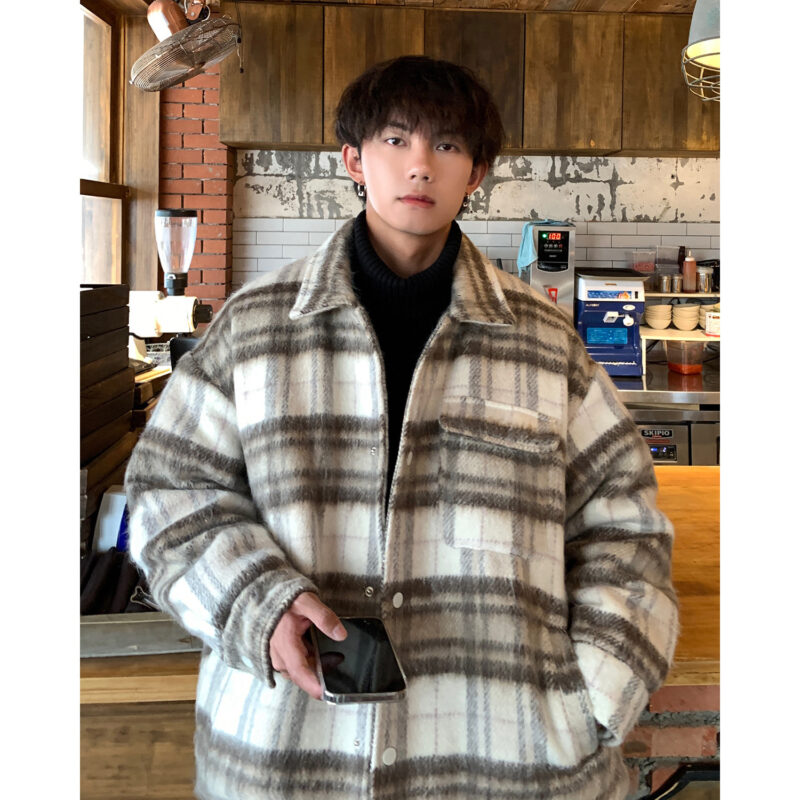 Thick Woolen Coat Men's Autumn And Winter - Image 4