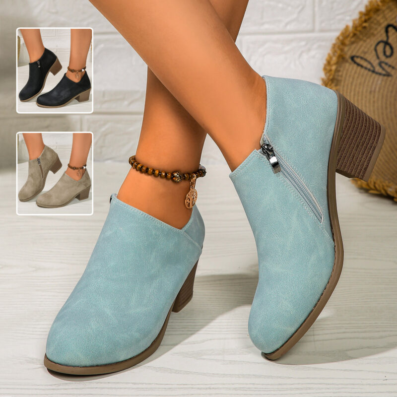 Women's Stylish Suede Ankle Boots