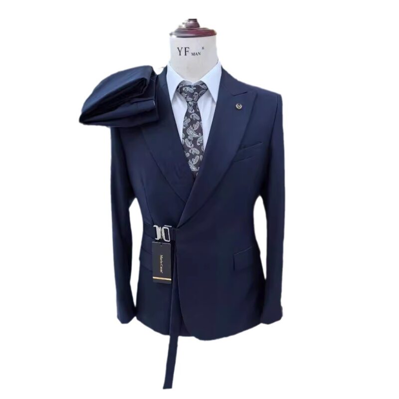 Handsome Man Series Wedding Casual Host Suit 2-piece Set - Image 7