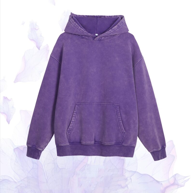 Velvet Padded Hooded Sweatshirt Male - Image 4