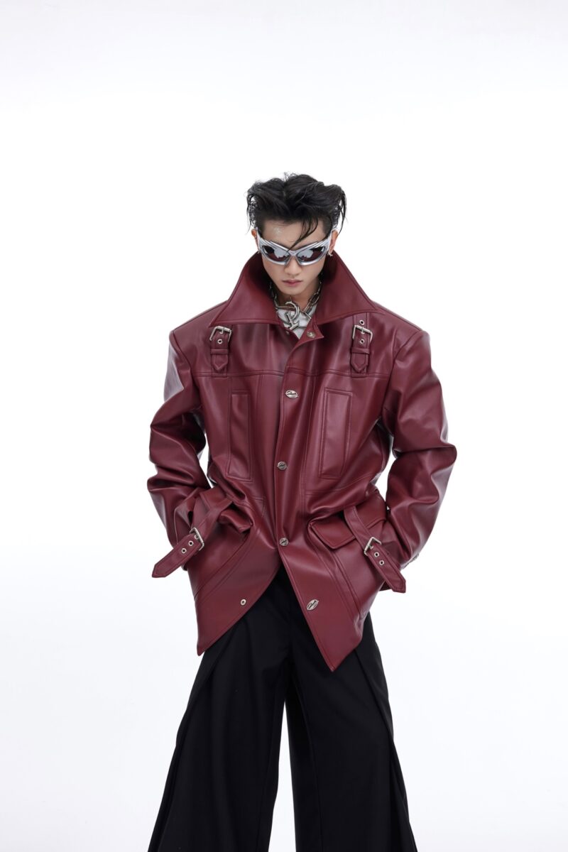 Design Red Jacket For Men - Image 2